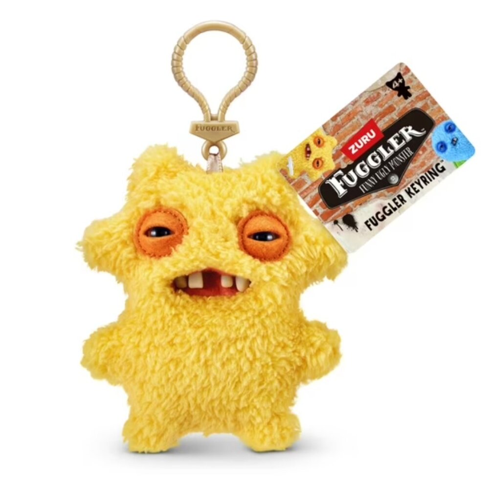 Fuggler Key Rings Series 5 Collectible 5" Monster Plush Keychain, Sir Nubbynuts